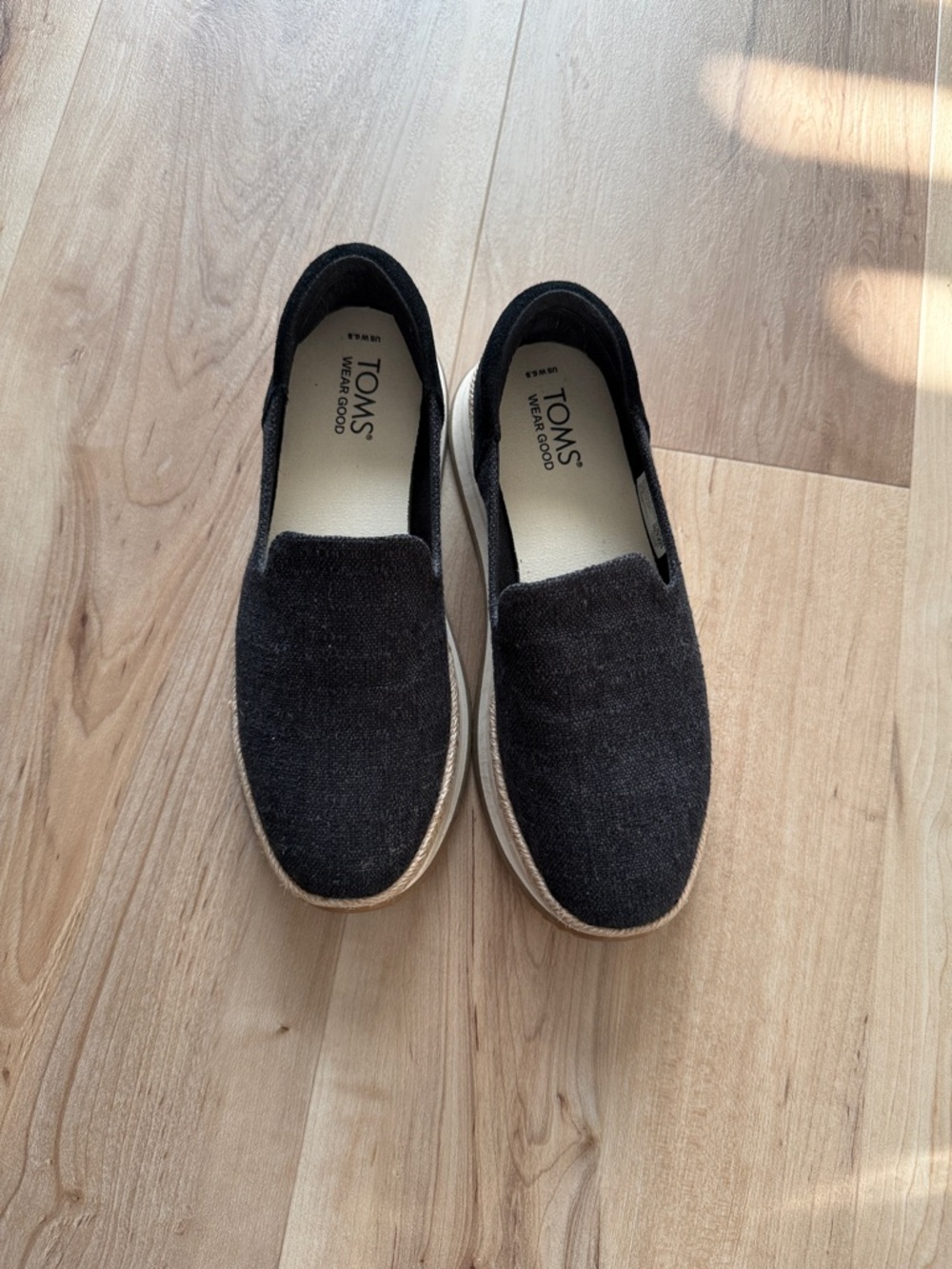 Tom’s slip ons